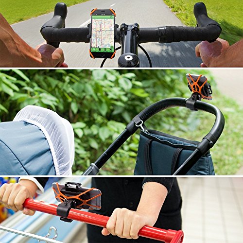 Vansky® Fahrrad Handyhalterung Universal Handy Fahrradtasche Lenker Fahrradzubehör für iPhone 7/ 6 Plus / 6 / 5s / 5 / 4 & Samsung Galaxy S6 Edge / S6 / S5 / S4 / S4 Mini / Note 3 / Note 4 / Note Edge usw. - 6