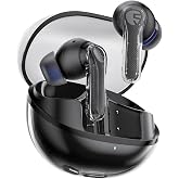 SoundPEATS Clear Siyah Bluetooth Kulaklık, Kablosuz Kulak i&ccedil;i Kulaklık, Bluetooth 5.3, 40 Saat Oynatma S&uuml;resi, 12 mm S&uuml;r&uuml;c&uuml; v