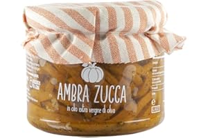 GENERICO Ambra Zucca - Zucca a filetti sott'olio EVO - Prodotto Artigianale - Made in Italy
