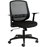 Hbada Office Chair Ergonomic Desk Chair with Breathable Mesh Back ，Armrest and Adjustable Lumbar Support,Height Adjustable Co