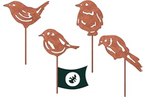 ‎VERDOBA VERDOBA Vögel Gartendeko Rost - Gartenstecker Rost Vögel - Gartendeko Vogel Set mit Rostpatina - Blumenstecker - stabile Gartenstecker - Rostdeko für Garten, Balkon & Terrasse