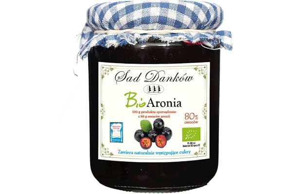 ARONIA JAM UTAN Socker BIO 260 g - SAD DANKÓW