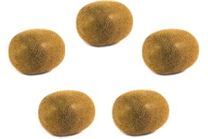 GMMH Decorazione per frutta artificiale, frutta artificiale, verdura, decorazione (Kiwi, 3 pezzi, verde)
