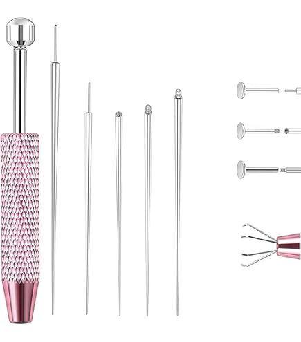 Chriscoco 14G Piercing Taper Insertion ASTM F136 Titan Piercing Einführhilfe Piercing Nadel für Ohr/Nase/Lippe/Bauch/Nippel/Zunge Body Stretching Piercings Kit Assistant Tool Chriscoco 14G Piercing Taper Insertion ASTM F136 Titan Piercing Einführhilfe Piercing Nadel für Ohr/Nase/Lippe/Bauch/Nippel/Zunge Body Stretching Piercings Kit Assistant Tool