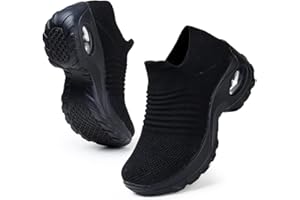 HKR Basket Femme Confor Chaussure de Marche Sport Travail Casual Fitness Gym Sneakers