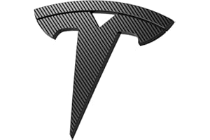 ‎SPIGEN Spigen Tesla Model 3 Highland 2024 Vorderes Emblem Logo Aufkleber, Perfekte Anpassung und Abdeckung, Einfache Installation, Kompatibel mit Tesla Model 3 Highland 2024 Zubehör - Carbon