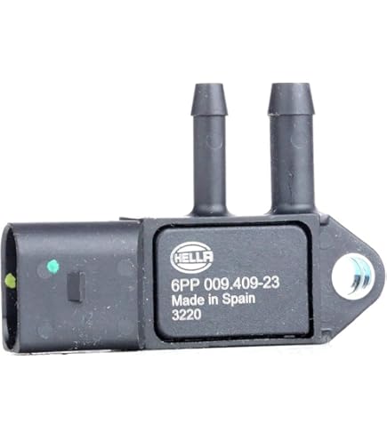 HELLA 6PP 009 409-281 Sensor, Exhaust Pressure - 3-pin