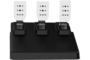 DOYO Racing Pedals, Gaming Steering Wheel Pedal Set for Logitech, Swappable Springs, Adjustable, Durable, Compatible with Logitech G920 Racing Wheels