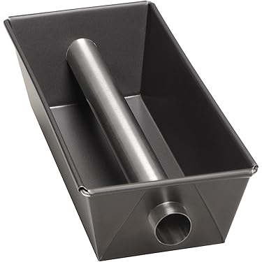 KADAX Rechthoekige bakvorm van plaatstaal met antiaanbaklaag, broodvorm, vierkant, 20,5 x 12 cm, zilver KADAX Rechthoekige bakvorm van plaatstaal met antiaanbaklaag, broodvorm, vierkant, 20,5 x 12 cm, zilver
