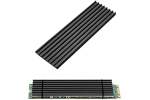 Aluminum Heatsink-2Pack Kalolary Radiator Chipset Heat Sink Cooling Fin with Thermal Pad for NVME NGFF M.2 2280 PCIE SSD,DIY Laptop PC Memory Cooling Fin Radiation