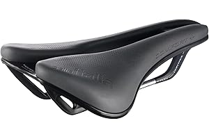 Selle Italia MODEL X COMFORT PLUS - Sillín de Bicicleta de Carretera, 100% Sostenible, con Extra Gel y Agujero Superflow, Future rides Green - Talla L3, Gris