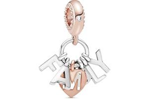 Annmors Charm Argent Sterling 925 Chat Animal Amour Chien pour Femme Breloque Bracelets Colliers Pendentifs
