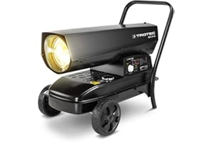 TROTEC Calefactor por fueloil IDX 31 D Depósito de combustible integrado con indicador de nivel