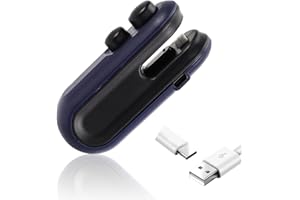 BTFO Mini Bag Sealer, 2 in 1 Bag Sealer And Cutter Magnet Rechargeable Sealing Machine Portable Handheld Heat Vacuum Sealer Small Bag Resealer for Plastic Bags Food Storage for Crisp Bags (Blue)