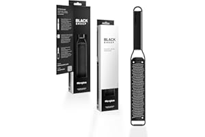 Microplane Grattugia da Cucina Zester con Lama in Acciaio Inox Made in USA per agrumi, parmigiano, Zenzero, Cioccolato e Noce Moscata della Serie Black Sheep