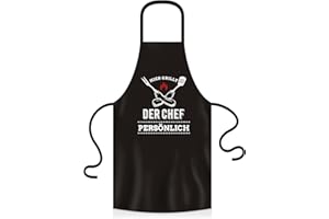 YORA Grillschürze für Männer Vatertagsgeschenk - Kochschürze lustig [inkl. Urkunde] - lustige Geschenke zum Vatertag - Geschenkideen Opa & Papa - Leute