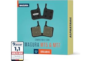 ALPHATRAIL MTB Pastiglie freno per freni Magura MT5 MT7 Pro MT Thirty Typ 9.s I Resina ad alte prestazioni I Durevole e perfetta per e-bike e mountain bike I 1 coppia di pastiglie freno a disco organiche
