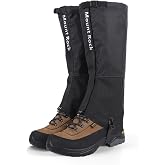 CIYIN Waterproof Gaiters, 600D Adjustable Breathable Hiking Gaiters for Unisex, Hiking Accessories for Trekking, Skiing, Hunt