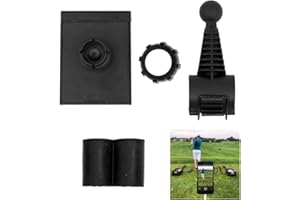 WINTERWORM Flyan - Supporto per telefono da golf per registrare, per giocare a golf e altalena, rotazione a 360°, universale regolabile per smartphone, per carrelli da golf