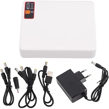Mini UPS Batterie De Secours 2600mAh - Alimentation Sans Interruption 5V Pour Routeur, Caméra Et LED