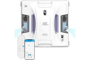 Sichler Exclusive Fensterroboter: HOBOT S6 Pro Profi-Fensterputz-Roboter, Dual-Sprüher & -Wischer, App (Profi-Fensterputzroboter, Fensterroboter mit Sprühfunktion, Scheibenwischer)