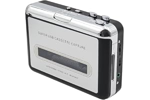 Hsthe Sea Portable Cassette Player Converter Convert Walkman Tapes to MP3 Format