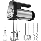 Cecotec PowerTwist 500 Full Steel Stick Blender, 500 W, 5 Speeds plus Turbo Function, 3 Accessories: Balloon Rod, Whisk Rods
