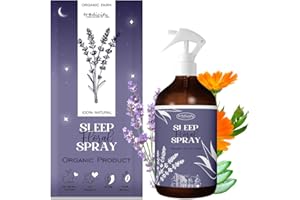 ‎TRADICITY ORGANIC FARM Sleep Pillow Spray Relaksująca mgiełka dla lepszego snu, olejki eteryczne z lawendy (relaksującej), aloesu (natleniania) i rumianku (uspokajający) (1000 ml)