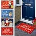 Produktbild Top Home Solutions Rutschfeste Fußmatte, verschiedene Weihnachts-Designs erhältlich, 40 x 60 cm weihnachtsmotiv