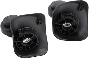 Zyyini Roue Pivotante De Remplacement pour Valise à Bagages, roulettes Universelles en PVC Universelles Roues Gauche Et Droite Roues pour Accessoires De Remplacement De Valise à Bagages