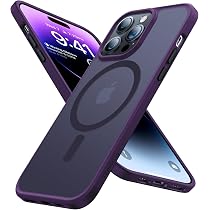 Uyiton Kameralinsenschutz Für IPhone 14 Pro/Pro Max – 9H Gehärtetes Glas, Matt Lila