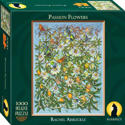 Preisvergleich Produktbild Purrfect 3465 - Passion Flowers, Puzzle 1000 Teile