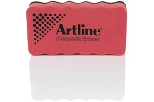 FIS Artline - Borrador magnético para pizarra blanca, color rojo