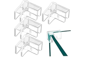 Csafyrt 4 Pezzi protettori angolari per Acquario in PVC Clear angolare canova di Pesce per 6 mm di Pesce Spesso