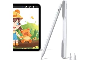 JOYROOM Penna iPad (2018-2023), Pencil per iPad 13 Minuti Ricarica Rapida Sensibile All'inclinazione, Supporto Magnetico Pennino iPad per iPad Pro 12.9"/11", iPad Air 5/4/3, iPad Mini 6/5, iPad 10/9/8