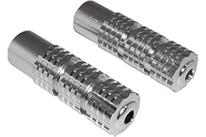 Repose Pied Replay Pilote Rond Molete Alu Chrome Pour PEUGEOT 103-MBK 51 (Paire)