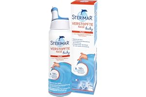 ‎STÉRIMAR Stérimar Meerwasser Nasenspray, 100% natürliches Meerwasser, 2 in 1 Spray und Spülung, für Babys und Kinder ab 3 Monaten, 100 ml