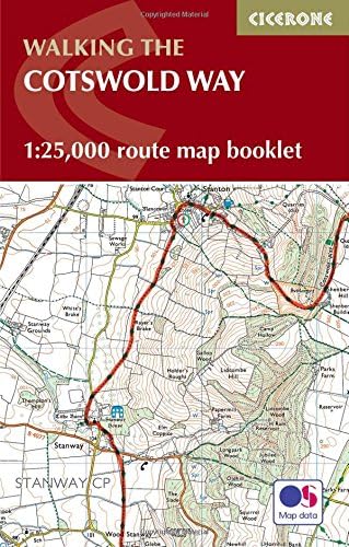 Cotswold Way Map Booklet: 1:25,000 OS Route Mapping (Cicerone Guide)