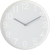 IKEA TROMMA duvar saati, 25 cm, beyaz