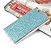 Produktbild iPhone 5S Hülle,iPhone 5 Hülle,iPhone 5/SE/5S Hülle Silikon Blau,Leweiany Ultra Dünne Weiche Silikon Diamant Schutzhülle TPU Zurück mit Funkeln Bling Glänzend Glitzer Kristall Überzug Kratzfeste Plating Premium Geometrisch Rückseite Muster Outdoor Stoßfest Gummi Hülle Handytasche Handyhülle Protective Shinning Case Cover Schale Etui für Apple iPhone 5/SE/5S