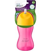 Philips Avent SCF798/02 Desenli Pipetli Bardak (300 ml, Pembe)