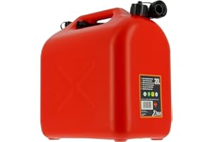 XL Tech 506022 Jerrican Homologué Carburant 20 L, Rouge