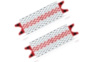 GFRED 2 Pack Mop Pads Replacement Compatible With Vileda 1-2 Spray Ultramax Head Refill Microfibre Enhanced Cleaning（Red）