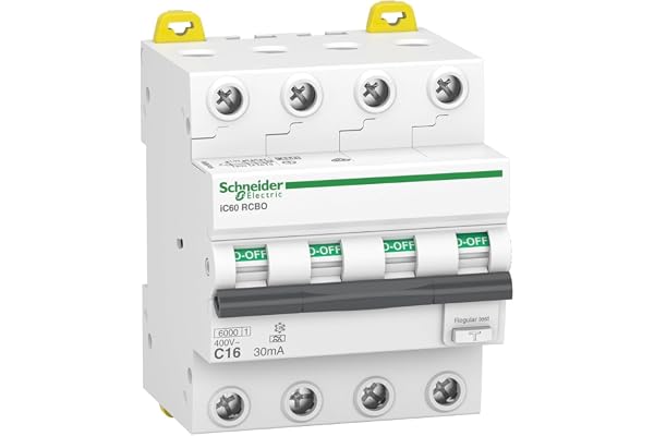 Acti9 IC60 N RCBO 4P 16A 30mA C 6kA A