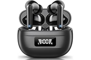 JBMI Cuffie Bluetooth, Auricolari Bluetooth 5.3 In Ear Stereo con 4 Microfono ENC, 60 Ore Cuffiette Wireless Cancellazione Rumore, Auricolare IP7 per iPhone e Androide, Earbuds Usb C Sportive per PC TV