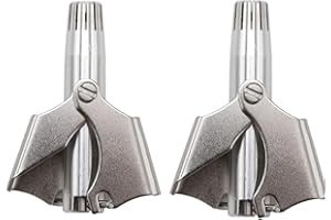 BOBOZHONG nez Coupe Manuelle poil Tondeuse à Poils Nasaux Acier Inoxydable Lavable Hommes Femmes