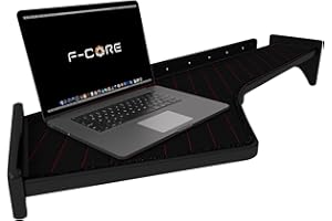 F-CORE Tablettes Tableau de Bord Camion compatibilité pour Ford F-Max 10.18- Double Noir/Rouge