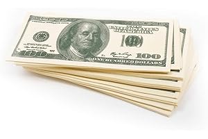 GOODS+GADGETS Servilletas de papel para fiesta de 100 dólares estadounidenses Servilletas de fiesta temática, toallas de papel (dólares estadounidenses)