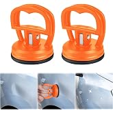 Flintronic 2 Pcs Suction Cup for Repair Scratches Dents Car, Orange | Small, Professional Restoration, Easy to Use, Durable A