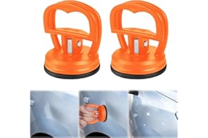 Flintronic Auto Dent Saugnapf, Heavy Duty Saugheber (2er Set), Vakuumsauger Gummisauger, Dent Abzieher, Saug-Näpfe Saugnapfhalter Saug-Heber zum Anheben und Entfernen von Glas, Computer-Bildschir (2S)